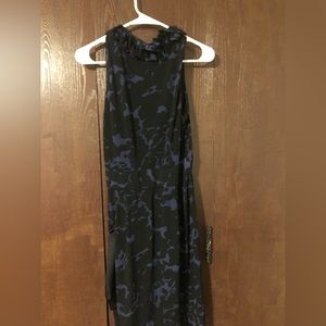 Taylor purple and black dress